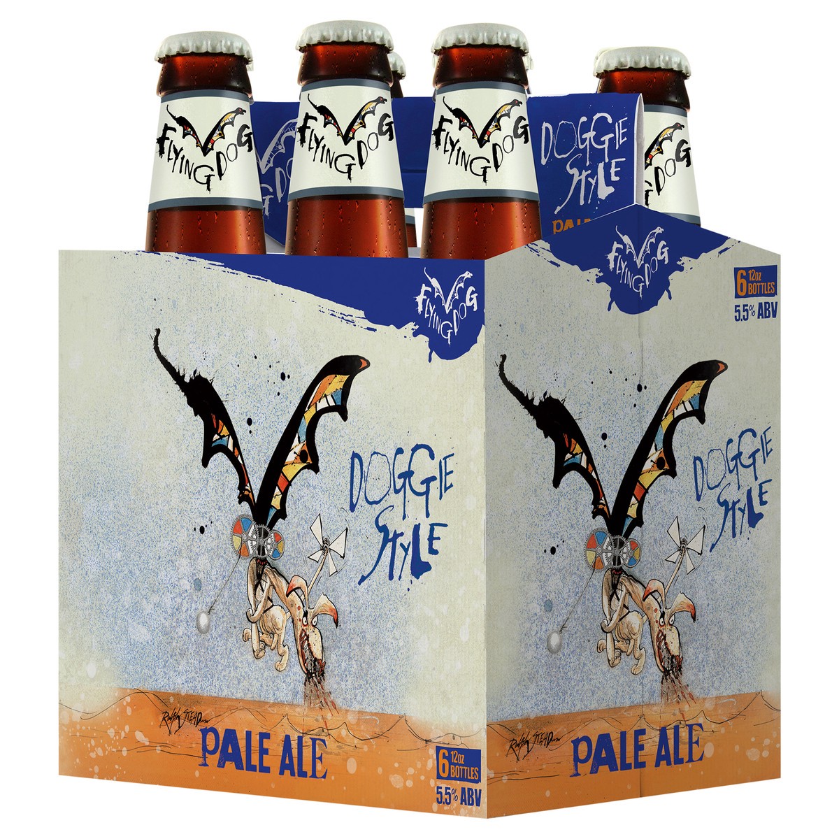 slide 2 of 6, Flying Dog Doggie Style Pale Ale 6pk Bottles, 6 ct; 12 oz