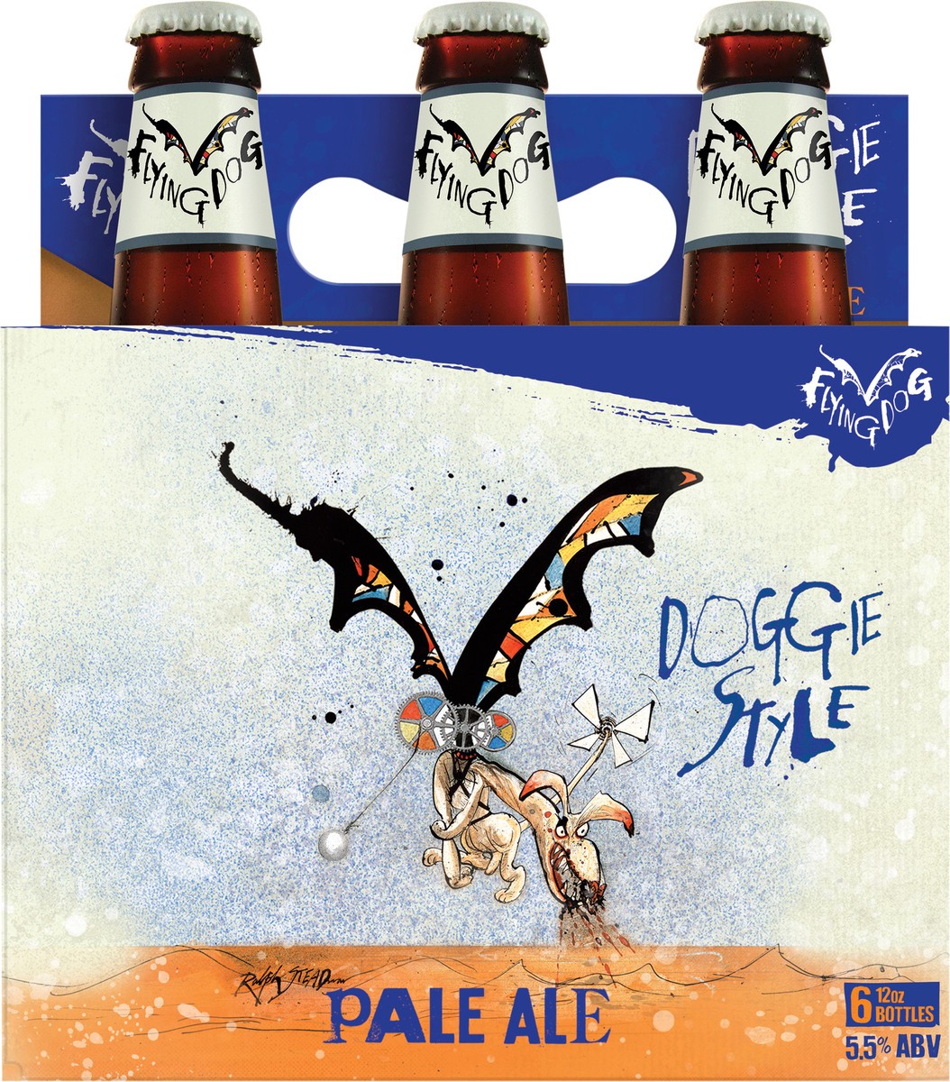 slide 4 of 6, Flying Dog Doggie Style Pale Ale 6pk Bottles, 6 ct; 12 oz