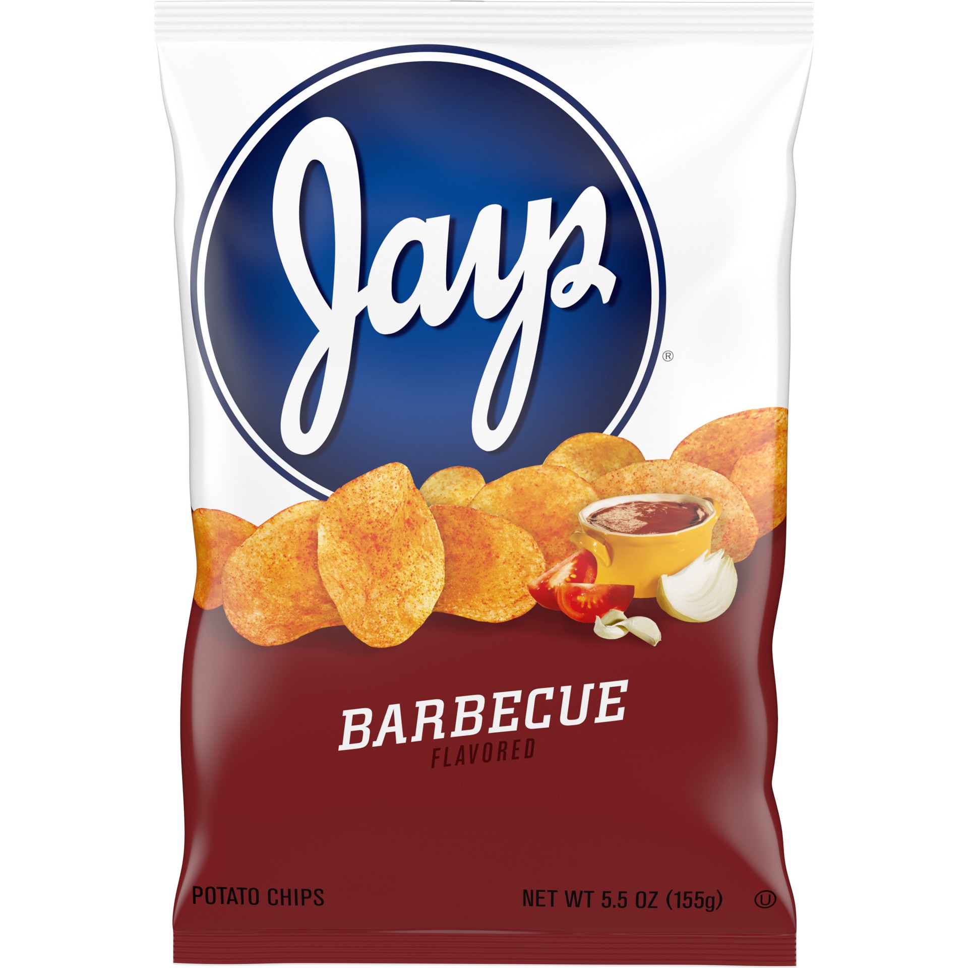slide 1 of 5, Jays BBQ Potato Chips, 5.5 Oz Bag, 5.5 oz