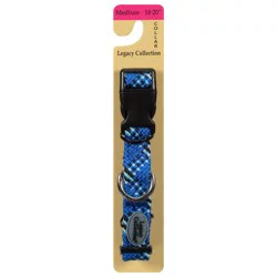 Legacy Collection Medium Blue Flat Braided Collar 1 ea