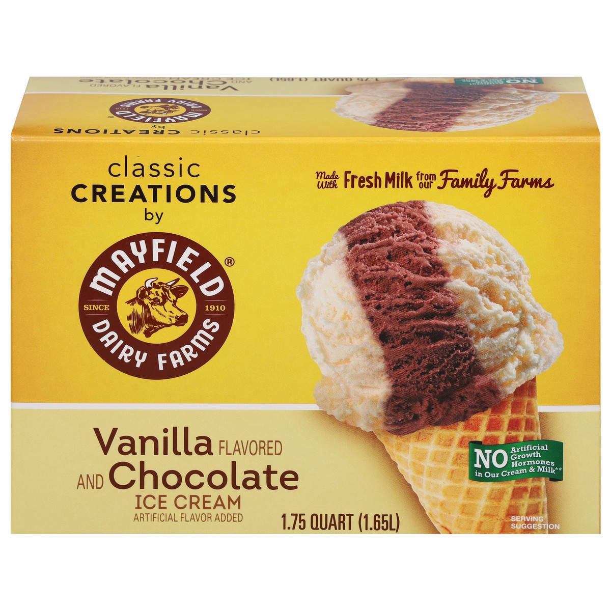 slide 9 of 13, Mayfield Dairy Farms Vanilla Chocolate Ice Cream 1.75 qt, 1.75 qt