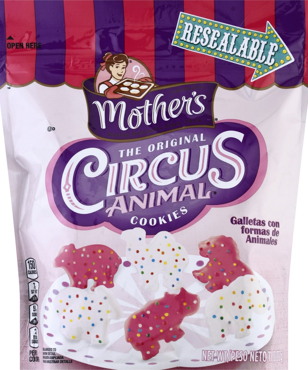 slide 11 of 11, Mother's Cookies Mother's Original Circus Animal Cookies, 11 oz