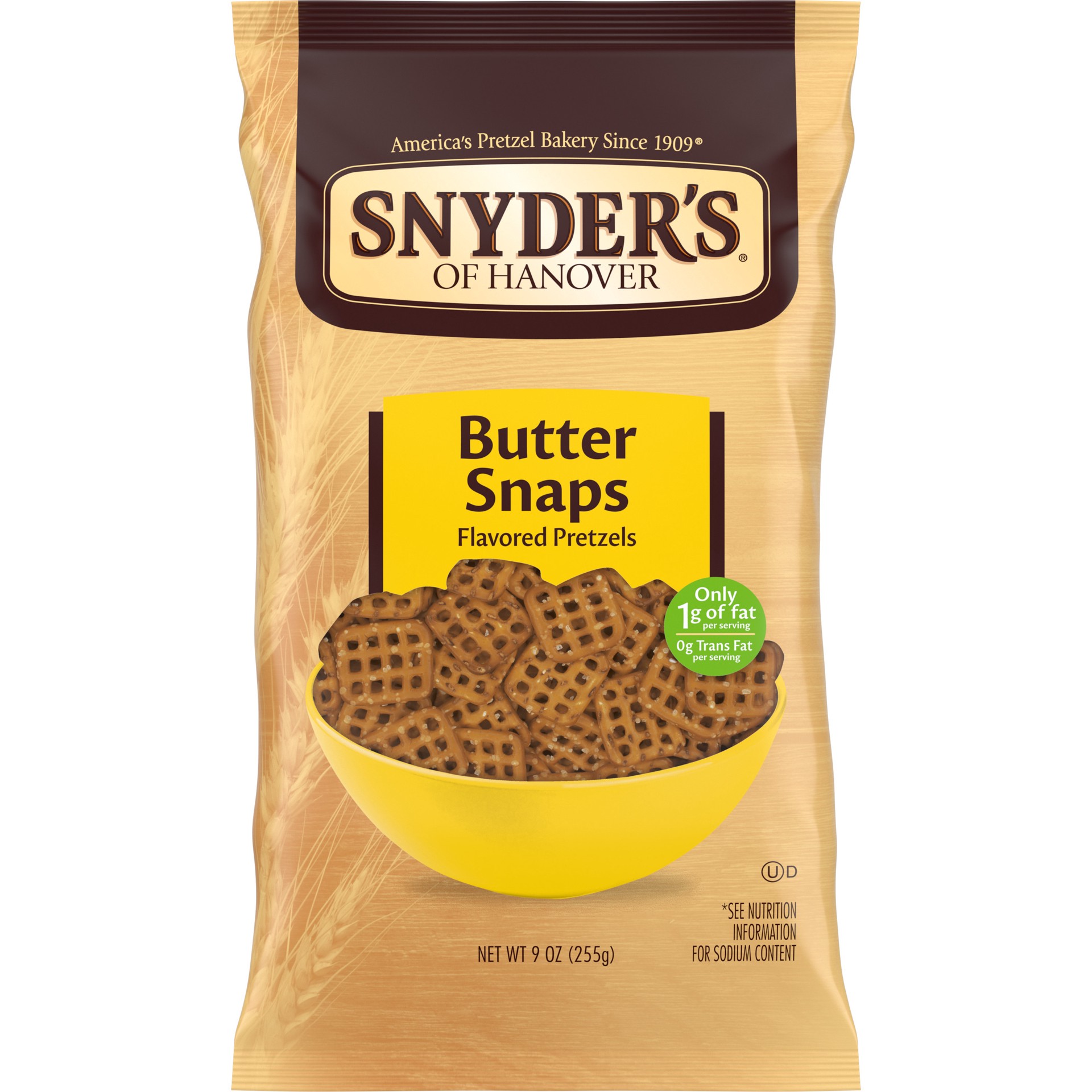 slide 1 of 5, Snyder's of Hanover Butter Snaps Pretzels, 9 oz