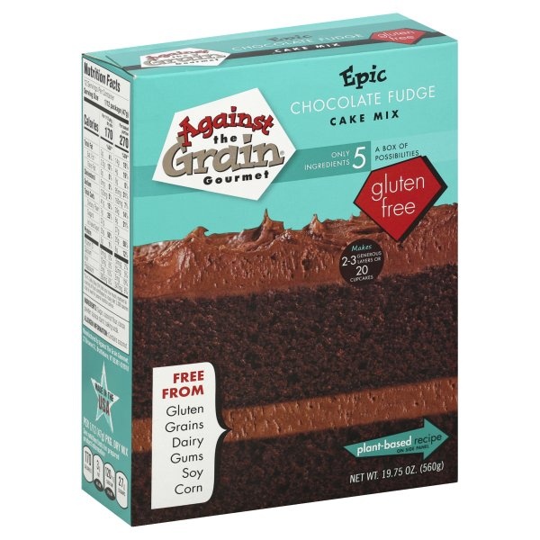 slide 1 of 1, Against the Grain Gluten Free Chocolate Cake Mix, 19 oz