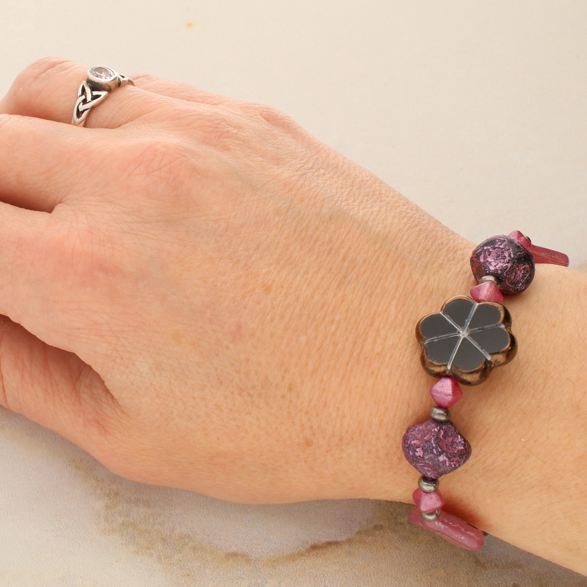 slide 3 of 5, Dancing Queen Czech Glass Bead Mix By Bead Landing, 3.9mm-20.2mm