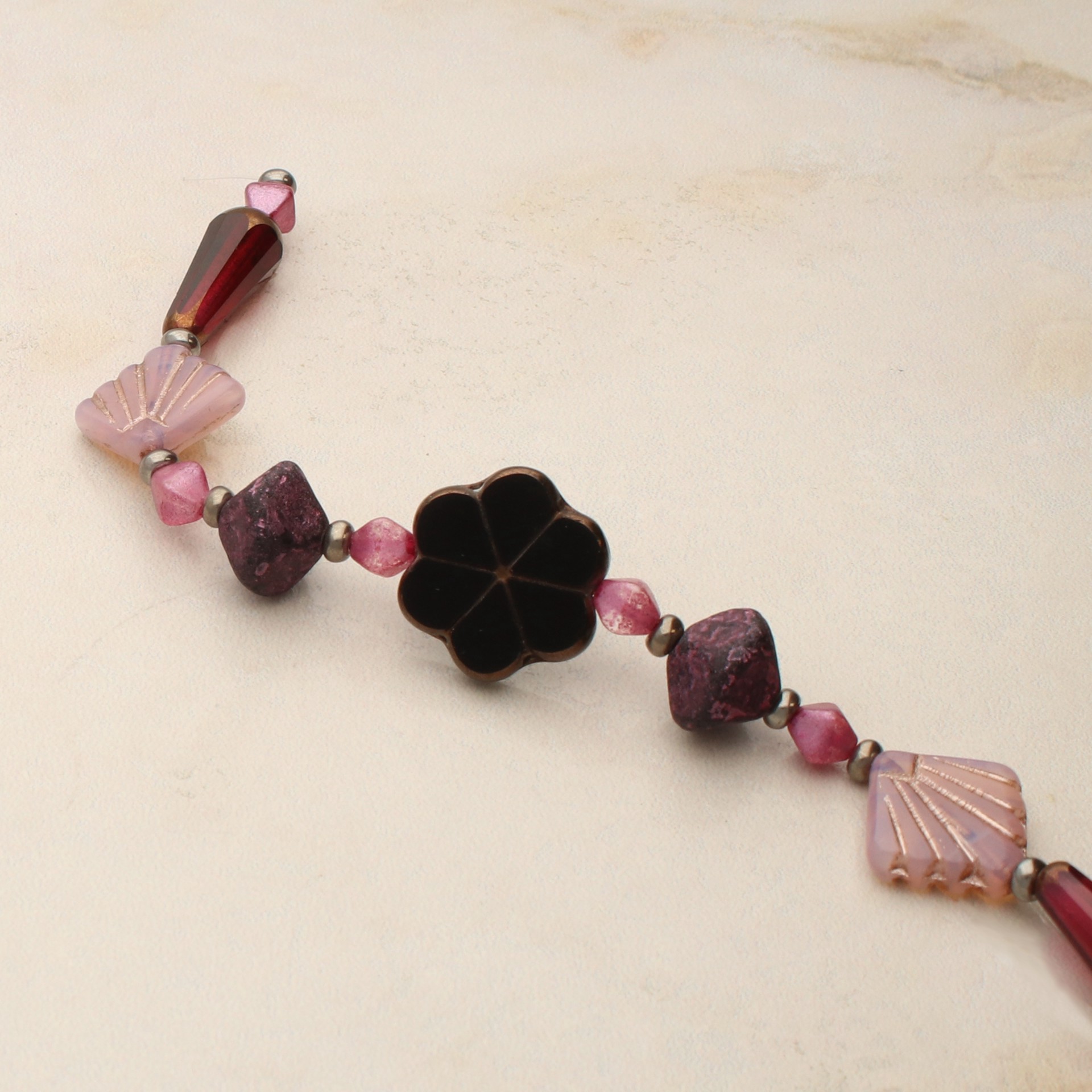 slide 5 of 5, Dancing Queen Czech Glass Bead Mix By Bead Landing, 3.9mm-20.2mm