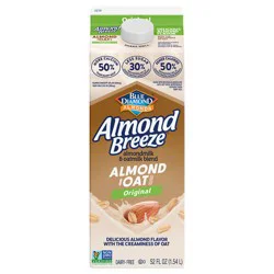 Blue Diamond Almond Breeze Original Almond & Oat Blend, 52 oz