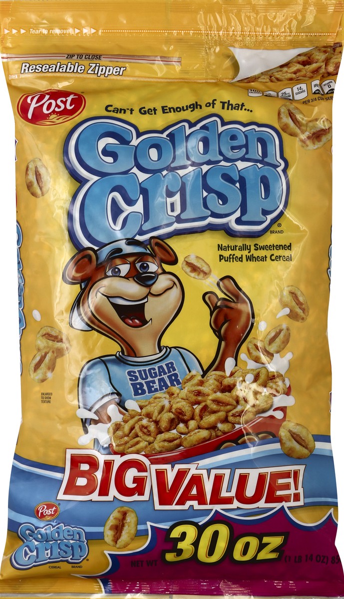 slide 4 of 5, Golden Crisp Cereal 30 oz, 30 oz