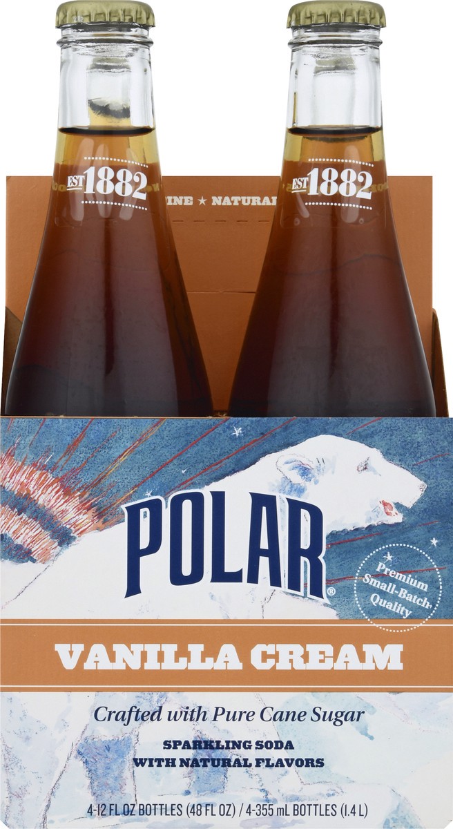 slide 4 of 9, Polar Vanilla Cream Classic Soda - 11.5 oz, 11.5 oz