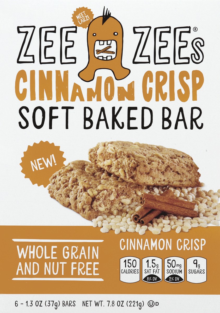 slide 1 of 7, Zee Zees Soft Baked Bar 6 ea, 6 ct