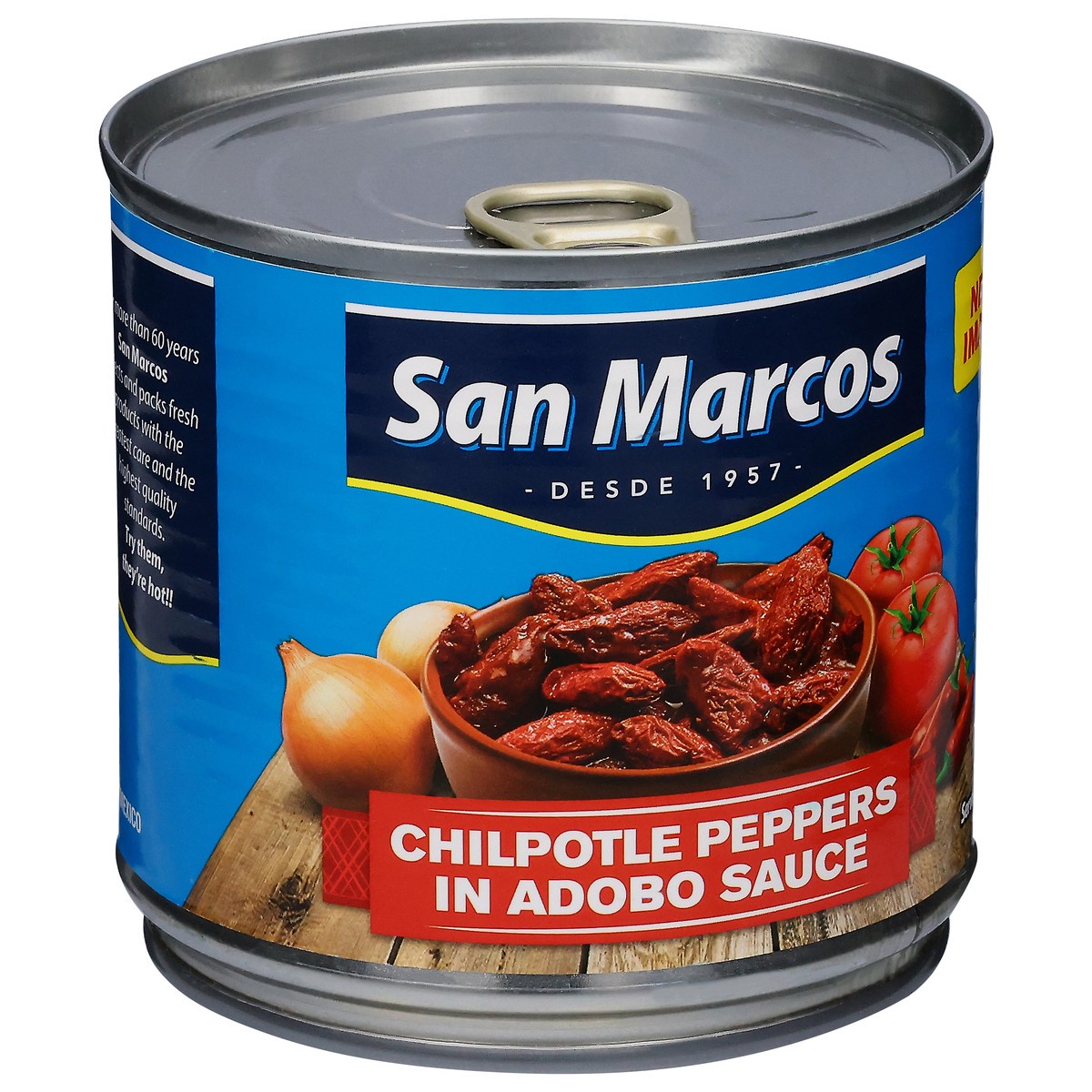 slide 6 of 13, San Marcos Chilpotle Peppers in Adobo Sauce 11 oz, 11 oz