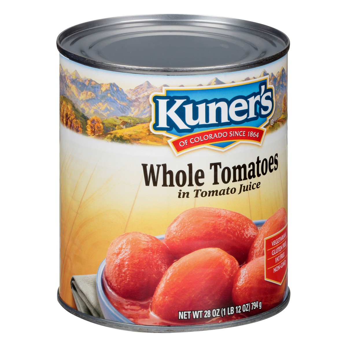 slide 5 of 10, Kuner's Kuners Tomatoes Peeled Whole, 28 oz