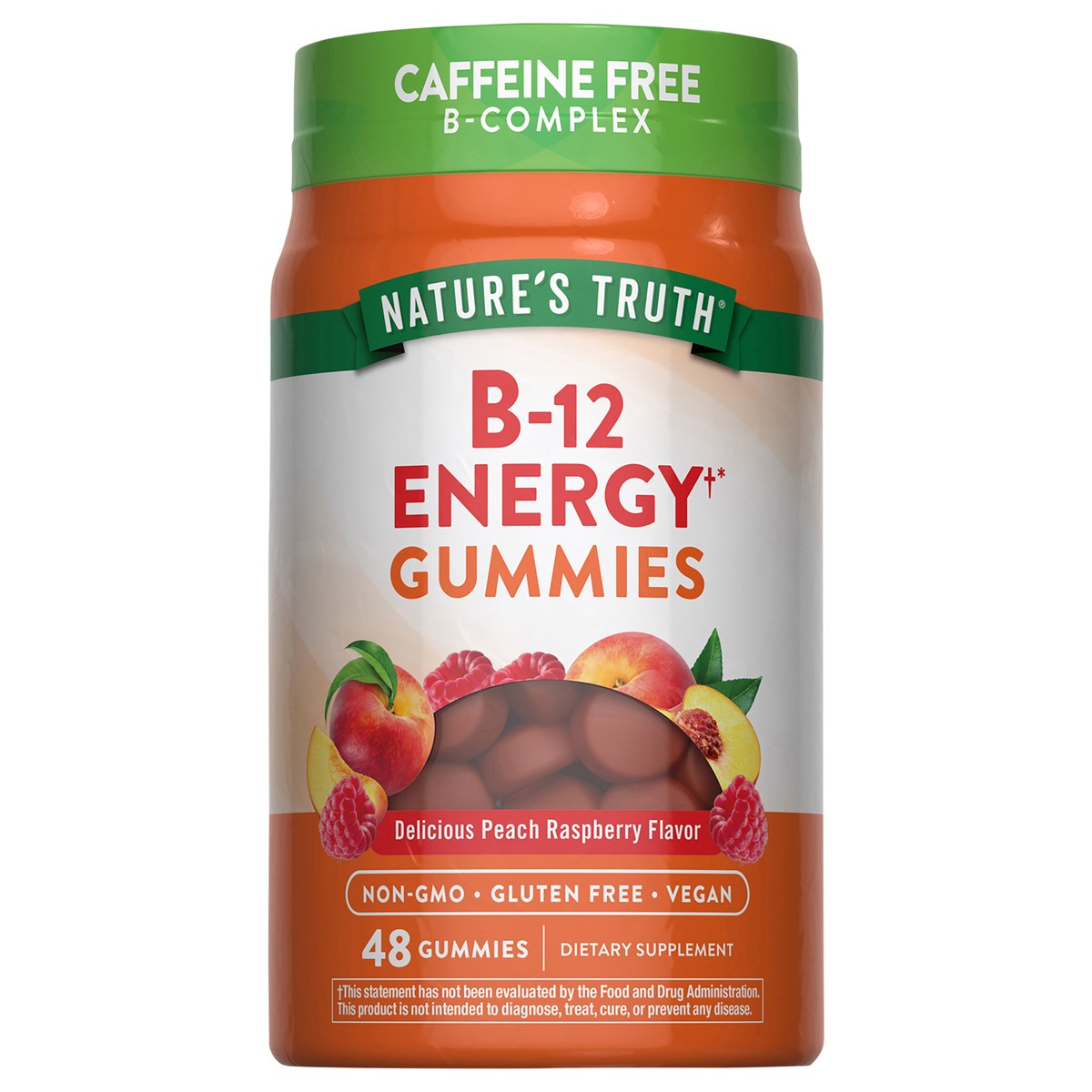 slide 1 of 5, Nature's Truth B-12 Energy 48 Gummy, Raspberry, 48 ct