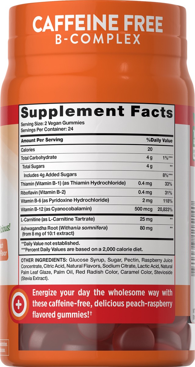 slide 2 of 5, Nature's Truth B-12 Energy 48 Gummy, Raspberry, 48 ct