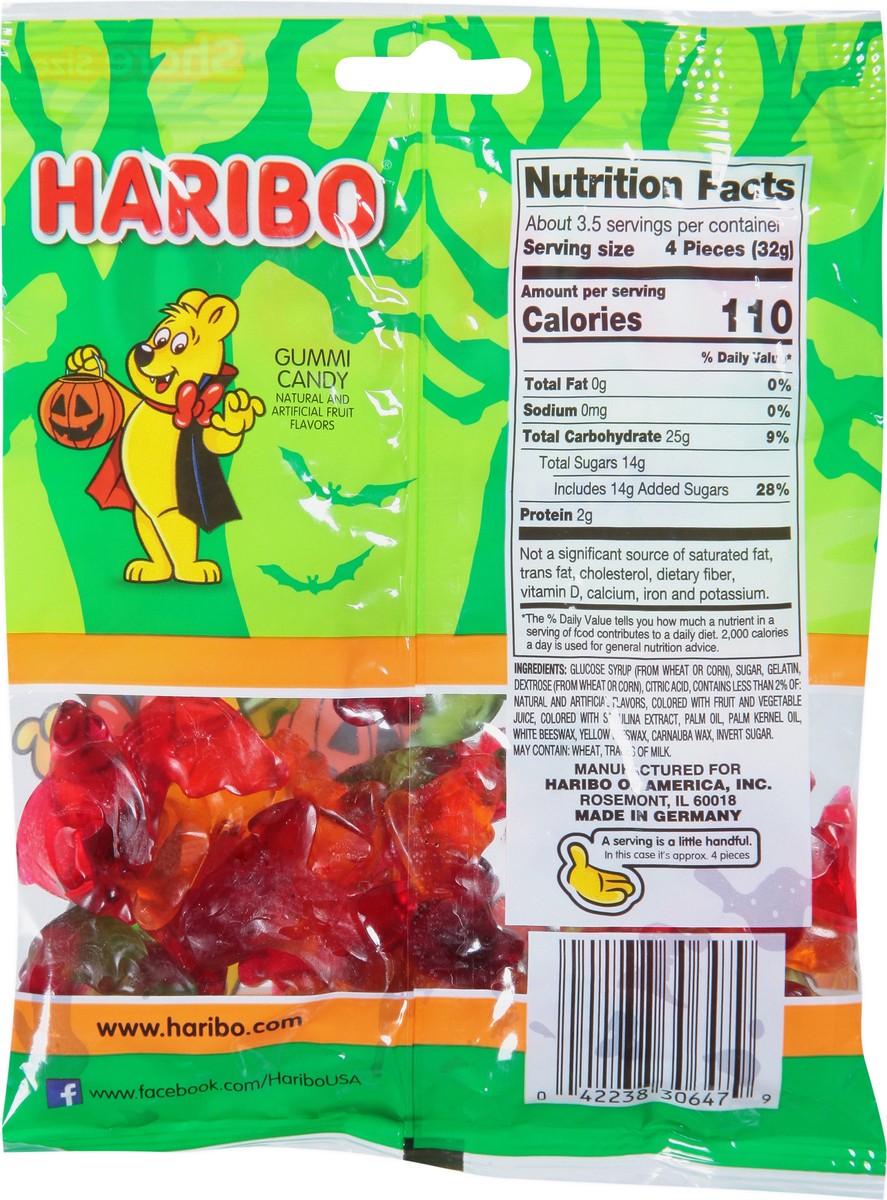 slide 10 of 13, Haribo Sour Gummi Vamp Bats, 4 oz