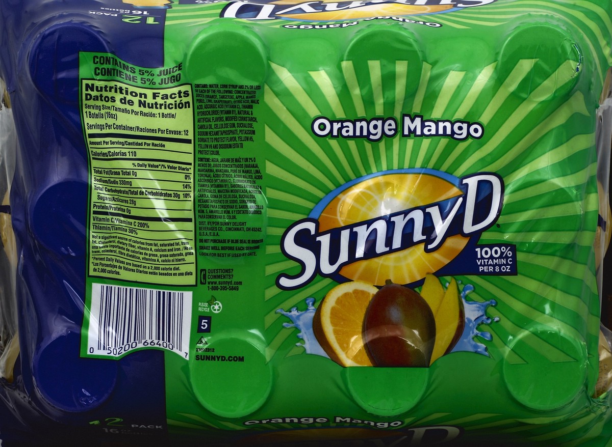 slide 4 of 4, Sunny D Citrus Punch - 12 ct, 12 ct