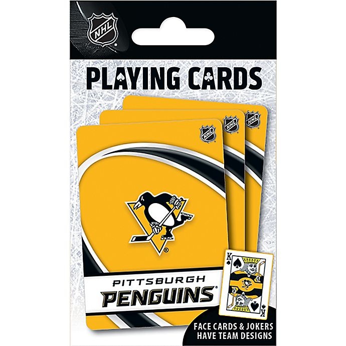 slide 1 of 1, NHL Pittsburgh Penguins Playing Cards, 1 ct