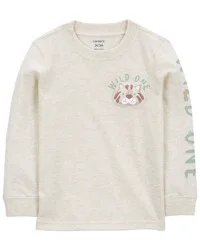 Carter's Toddler Wild One Graphic Tee Heather 4T