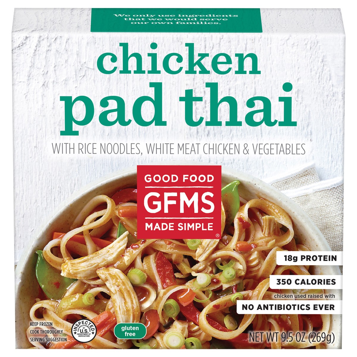 slide 1 of 7, Good Food Made Simple Chicken Pad Thai, 9.5 oz