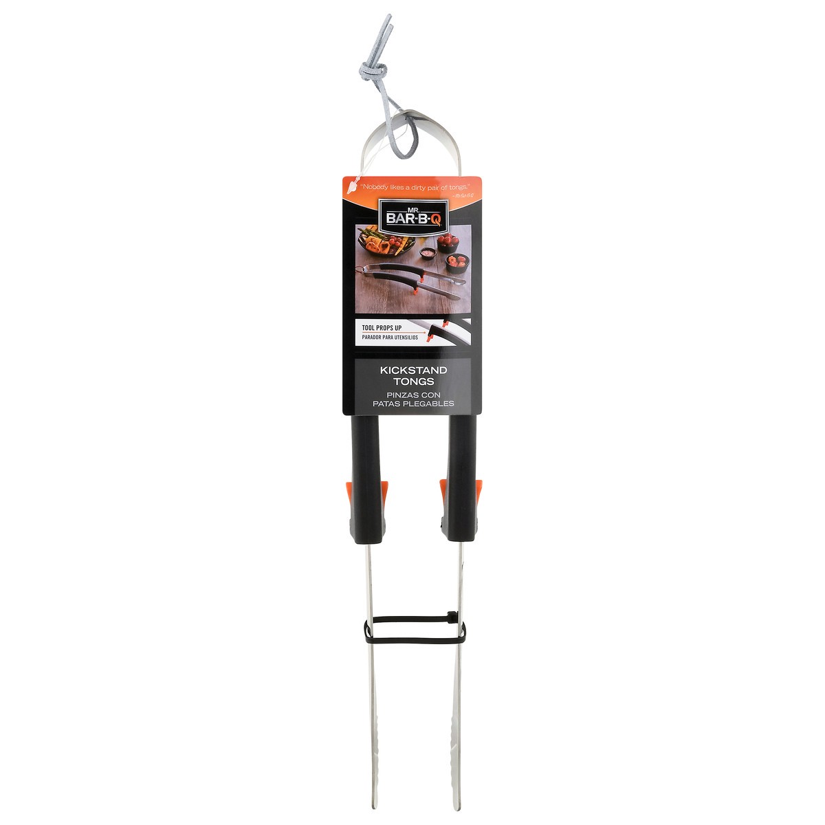slide 1 of 9, Mr. Bar-B-Q Kickstand Tongs 1 ea, 1 ct