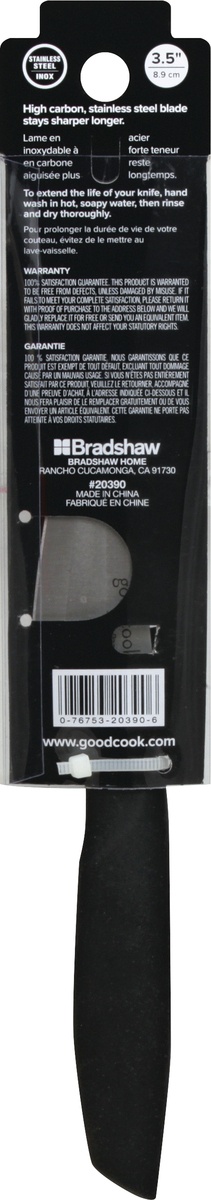 slide 8 of 8, Bradshaw Touch Paring Knife 3.5Inch, 3.5 in