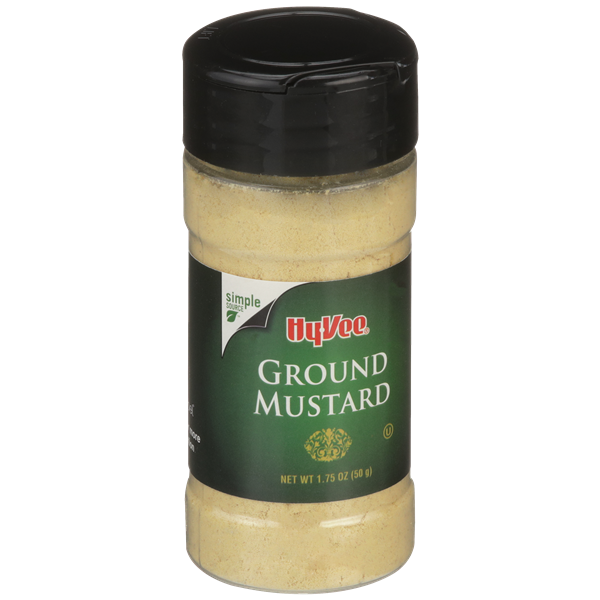 slide 1 of 1, Hy-vee Ground Mustard, 1.75 oz