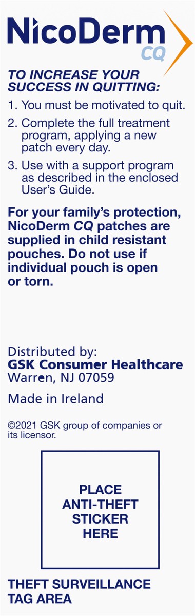 slide 4 of 9, NicoDerm CQ Nicotine Patches to Stop Smoking, Step 2 - 14 ct, 14 ct