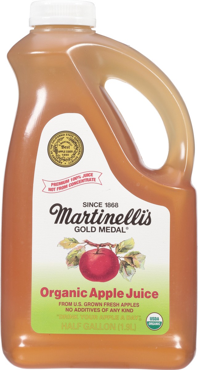 slide 6 of 9, Martinelli's Organic Apple Juice 0.5 gal, 