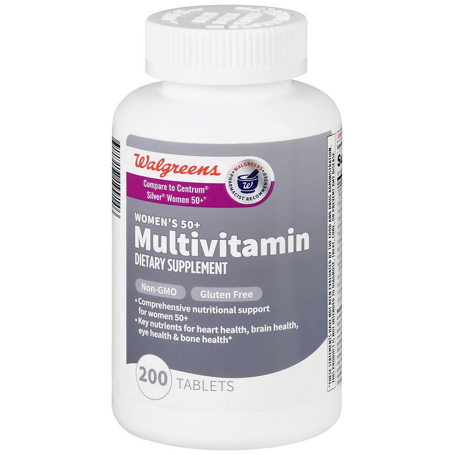 slide 1 of 5, Walgreens Multivitamin Women 50+, 200 ct