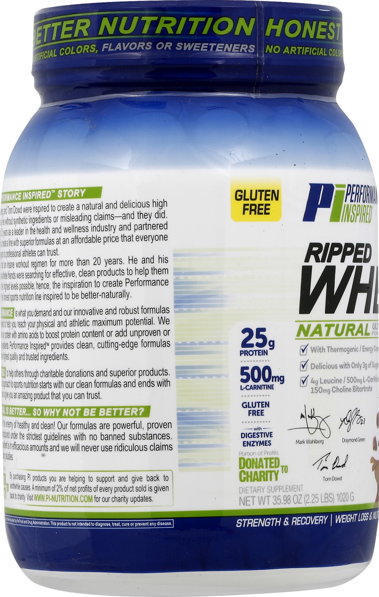 slide 6 of 10, Performance Inspired Nutrition Whey 35.98 oz, 35.98 oz