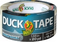 slide 1 of 1, Duck Duct Tape - Clear, 1.88 in x 20 yd