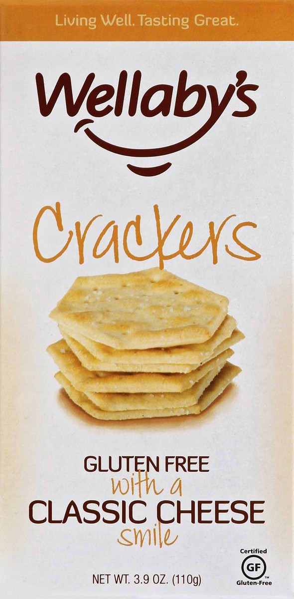 slide 4 of 4, Wellaby's Original Cheese Crackers, 3.9 oz