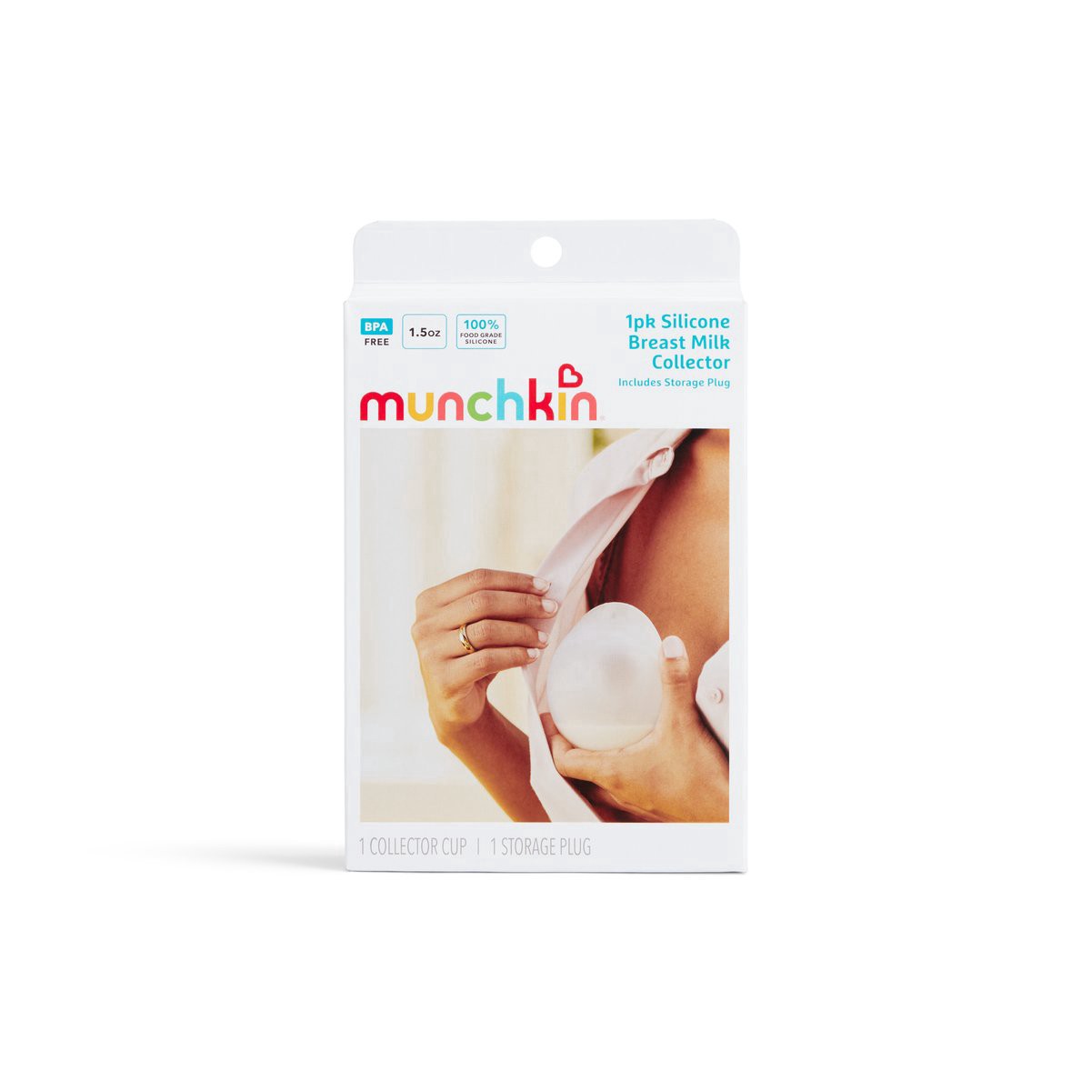 slide 1 of 1, Munchkin Silicon Breast Milk Collector Cup, 1 ct
