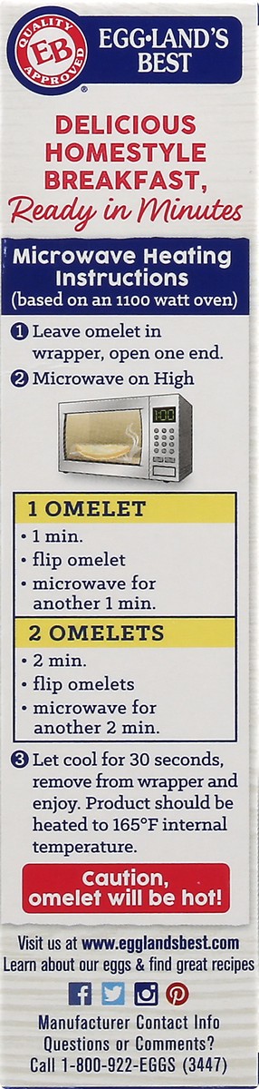 slide 9 of 13, Eggland's Best Ham & Cheese Omelets, 2 ct