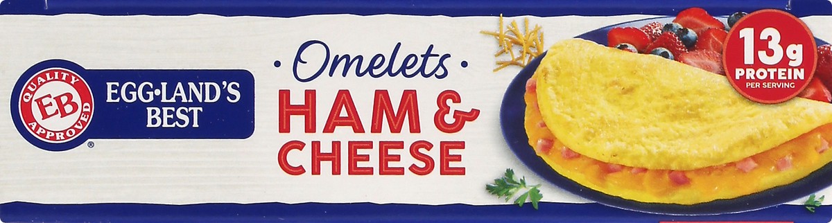 slide 11 of 13, Eggland's Best Ham & Cheese Omelets, 2 ct
