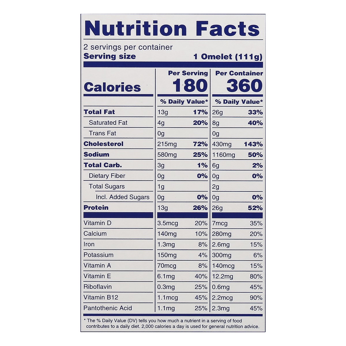 slide 5 of 13, Eggland's Best Ham & Cheese Omelets, 2 ct