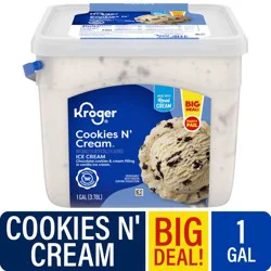 Kroger Cookies N' Cream Ice Cream
