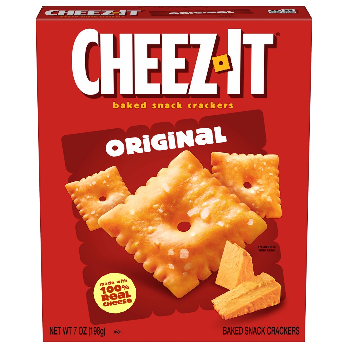 slide 1 of 8, Cheez-It Original Cheese Crackers, 7 oz