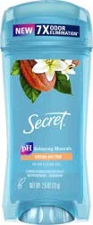 Secret Fresh Clear Gel Antiperspirant and Deodorant for Women, Cocoa Butter Scent, 2.6 oz