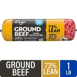 Kroger 73/27 Ground Beef Roll