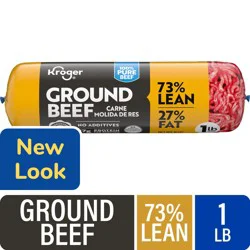 Kroger 73/27 Ground Beef Roll