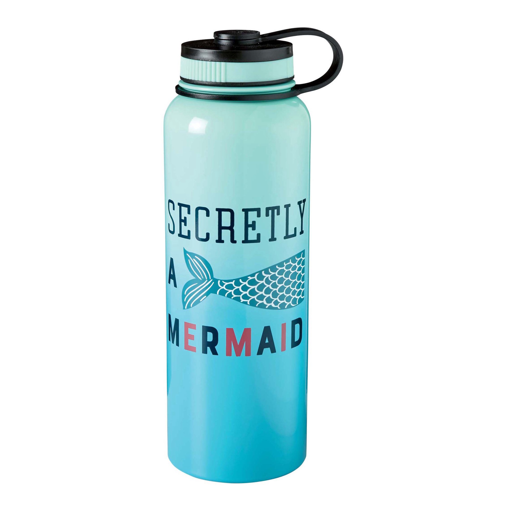 slide 1 of 1, All About U Stainless Steel XL Bottle Mermaid, XL
