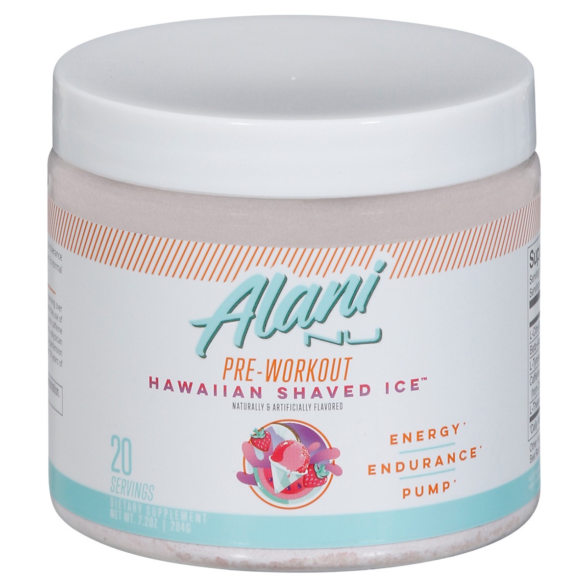slide 1 of 1, Alani Nu Hawaiian Shaved Ice Pre-Workout 7.2 oz, 7.2 oz