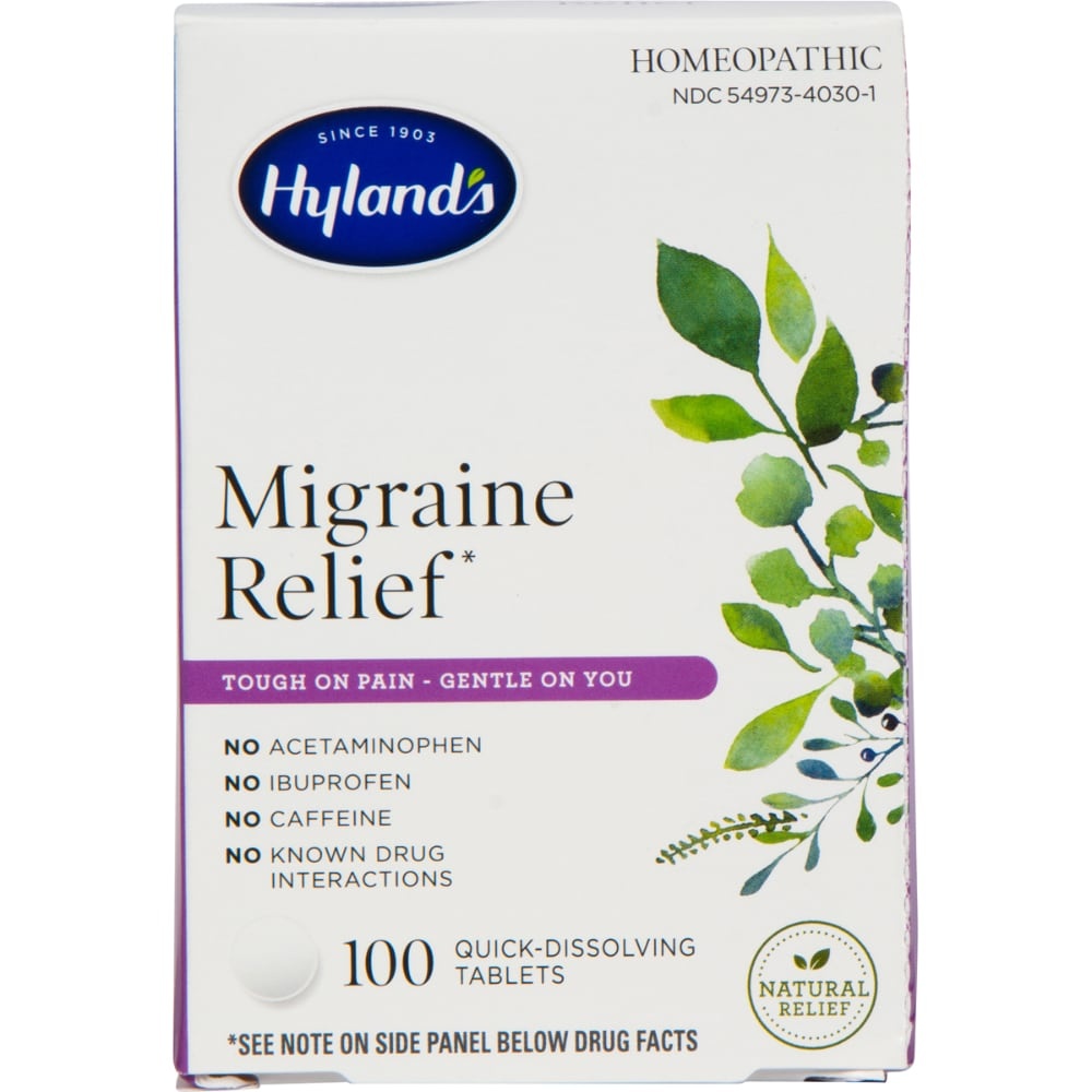 slide 1 of 1, Hyland's Migraine Pain Relief, 1 ct