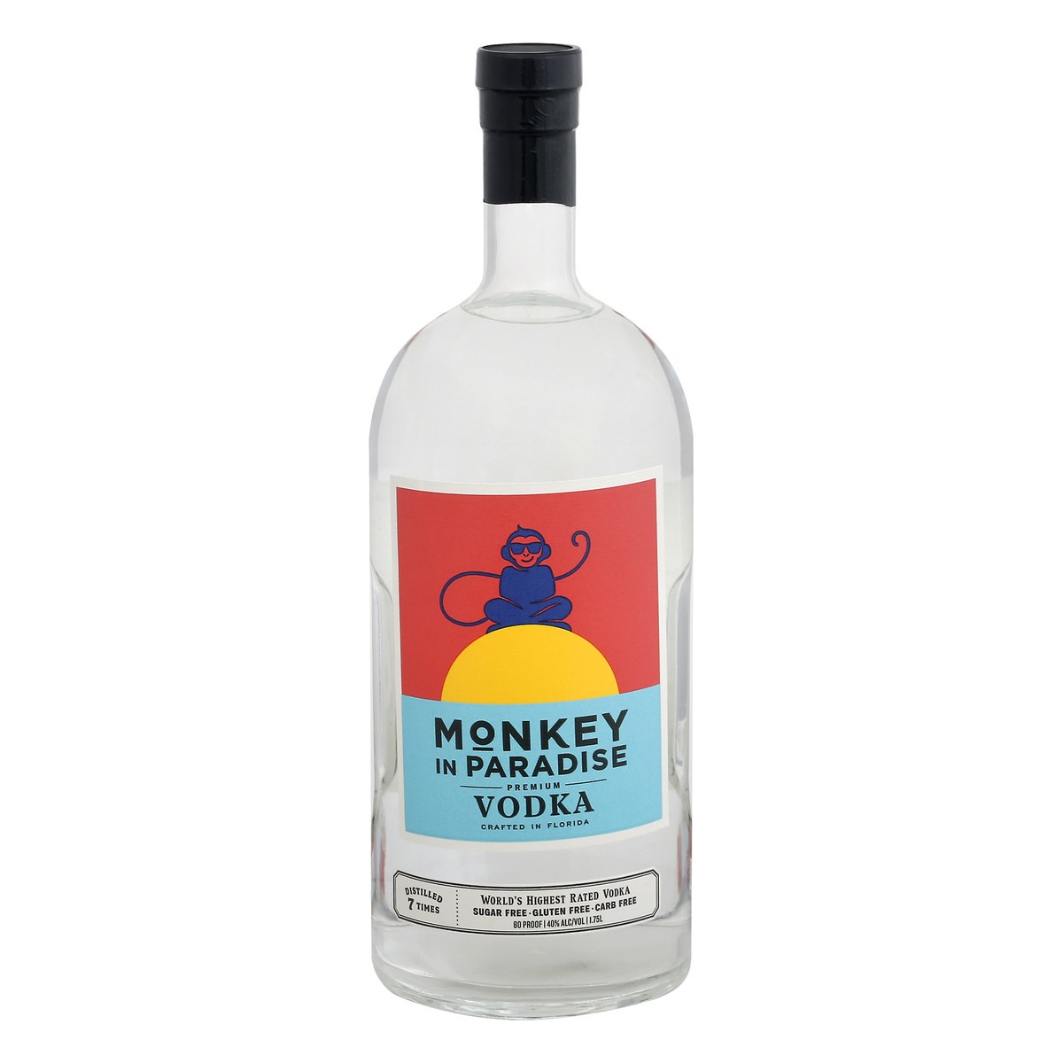 slide 1 of 10, Monkey In Paradise Premium Vodka 1.75 lt, 1.75 liter