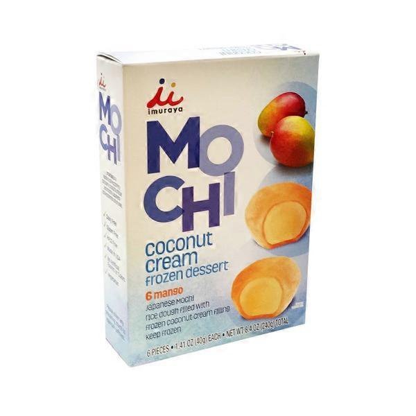 slide 1 of 1, Imuraya Coconut Cream Mango Mochi, 8.4 oz