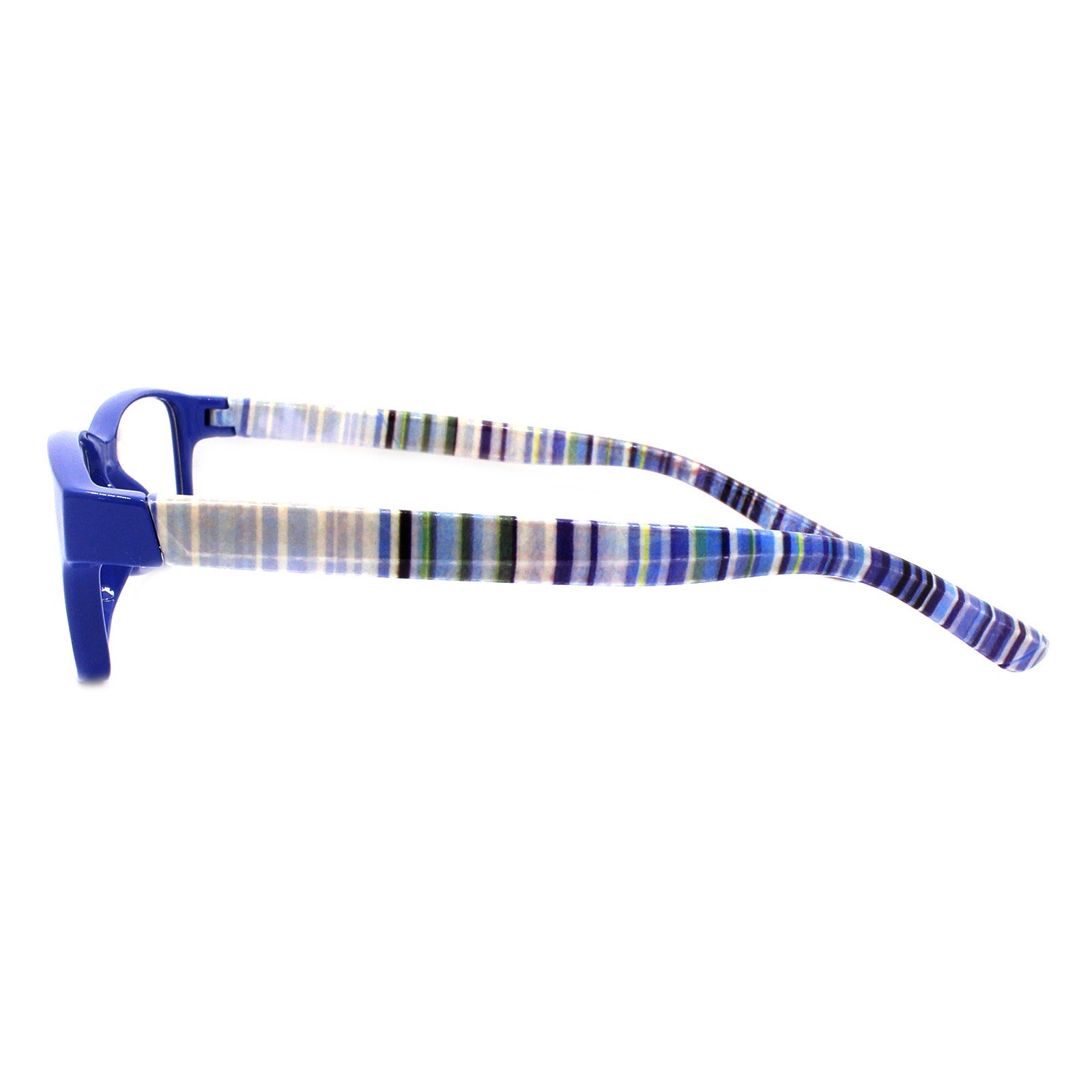 slide 2 of 4, Blue Striped Reading Glasses By Artminds, +1.25