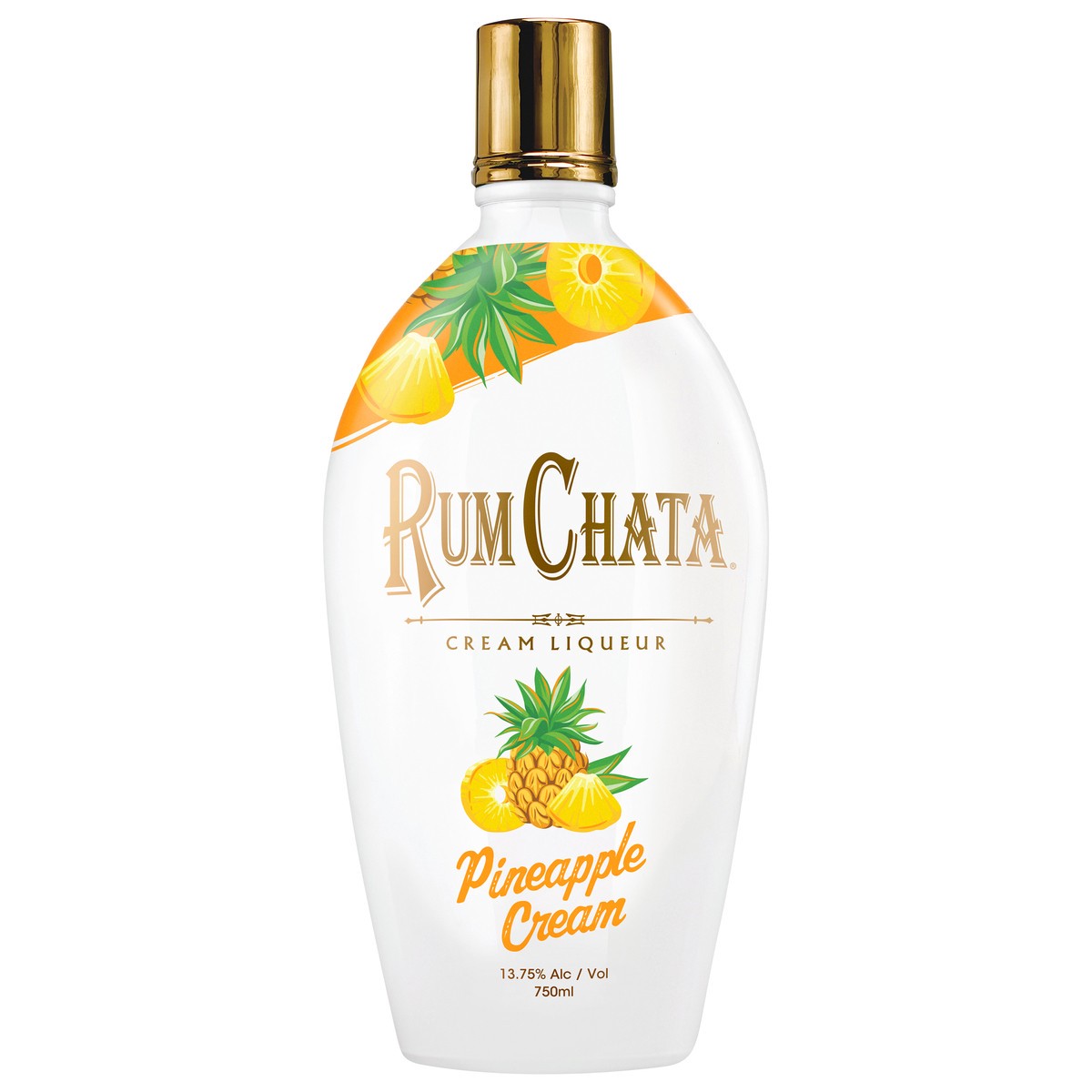 slide 1 of 4, RumChata Pineapple, Made With Premium Caribbean Rum, 750 ml