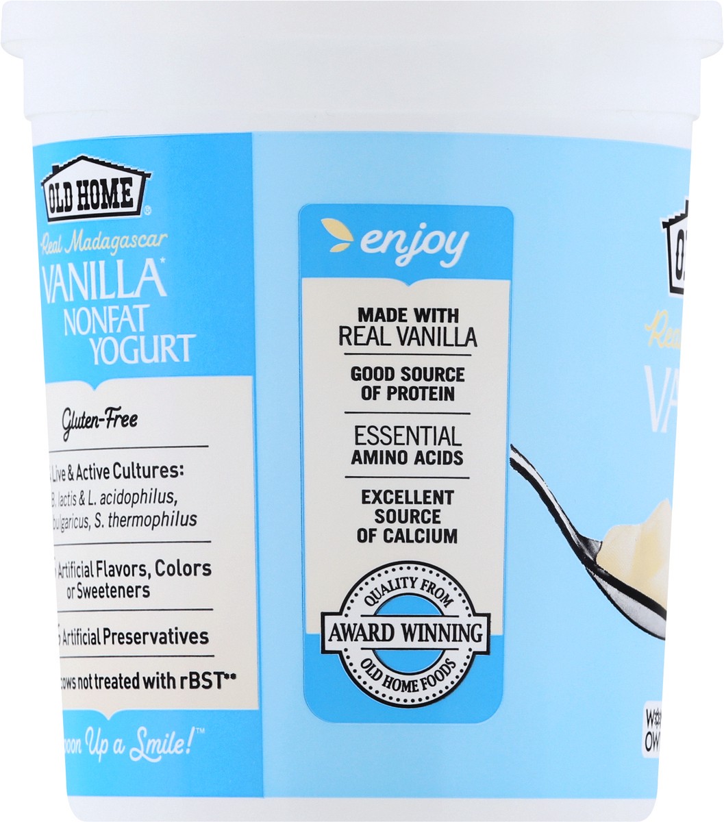 slide 8 of 13, Old Home Vanilla Non Fat Yogurt, 32 oz