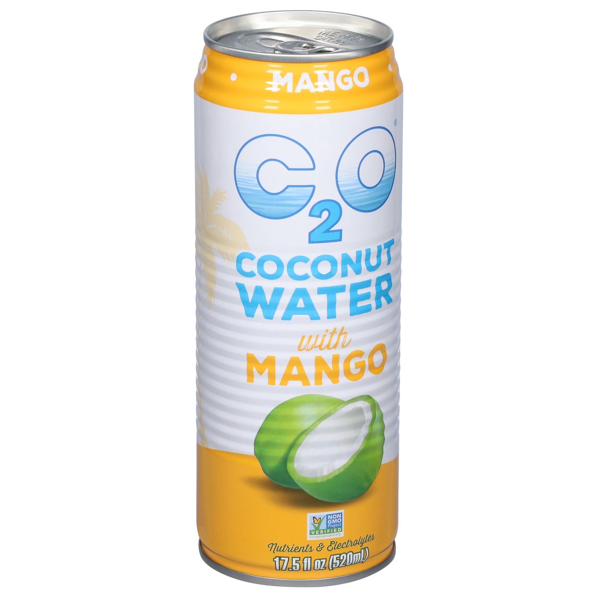 slide 12 of 13, C2O Coconut Water with Mango 17.5 fl oz, 17.5 fl oz